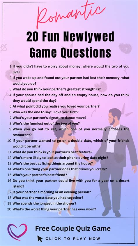 relationship questions game|funny newlywed game questions.